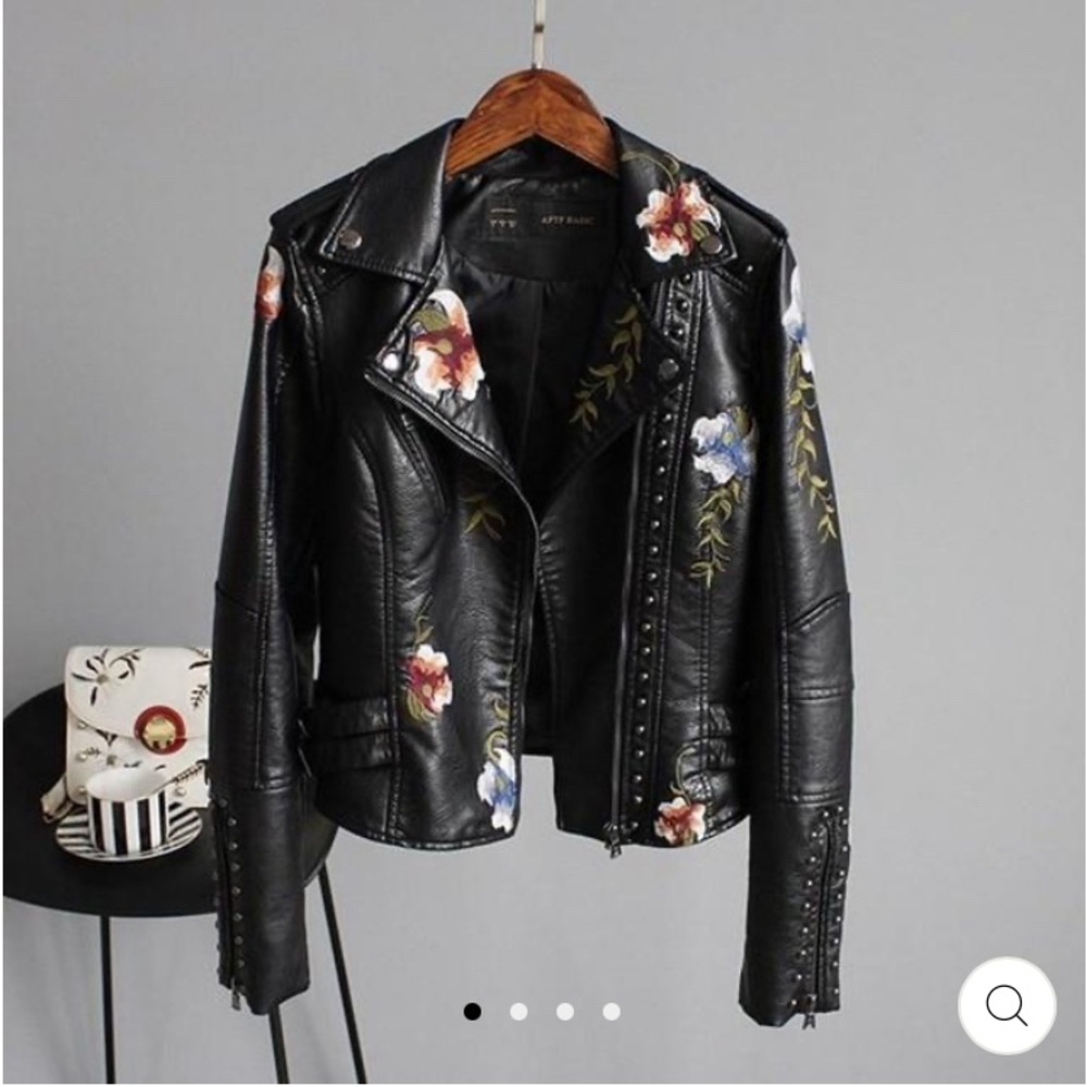 Brand new beautiful one of a kind Goth N’ Rock leather jacket!